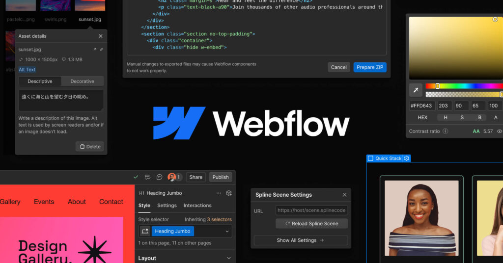 Webflow: Best for Marketing Sites and MVP Frontends